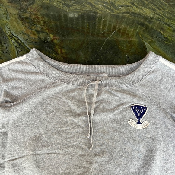 PINK Victoria's Secret Sweatshirt Kangaroo Pockets Gray Size L - Picture 9 of 9